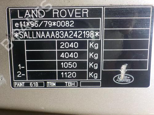 Rear differential LAND ROVER FREELANDER I (L314) 1.8 16V 4x4 | BP13206305M24 