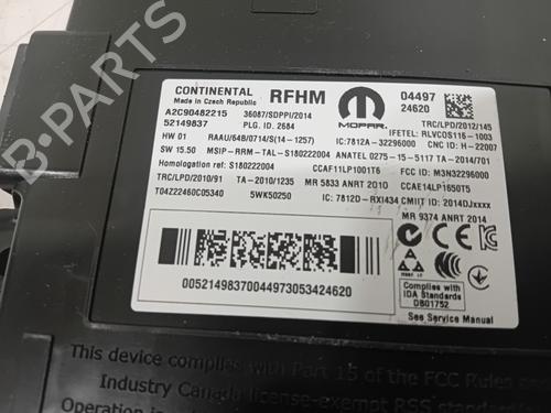 Control unit JEEP RENEGADE SUV (BU, B1, BV) 1.3 PHEV 4Xe | BP32702561M11 - Image 4