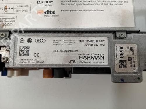 Electronic module VW GOLF VII (5G1, BQ1, BE1, BE2) 1.4 GTE Hybrid | BP24944510M83 