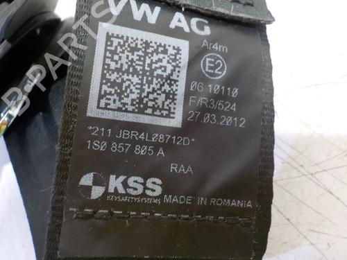 Rear left seatbelt VW UP! (121, 122, BL1, BL2, BL3, 123) 1.0 | BP15876792I29 
