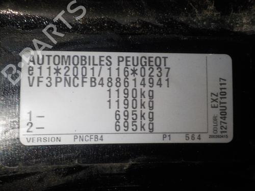 Left front door PEUGEOT 107 (PM_, PN_) 1.0 | BP20670032C2