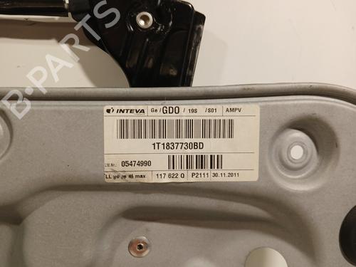 Front right window mechanism VW TOURAN (1T3) 2.0 TDI | BP29521363C23 