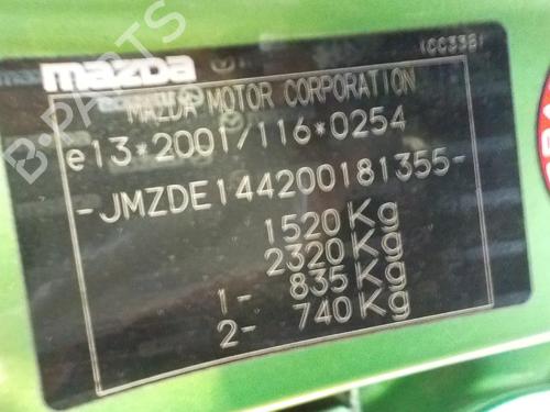 Climate control MAZDA 2 (DE_, DH_) 1.4 MZR-CD | BP8261302I5 - Image 8
