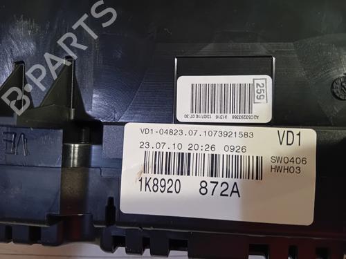 Instrument cluster VW SCIROCCO III (137, 138) 2.0 TDI | BP28283162C47 