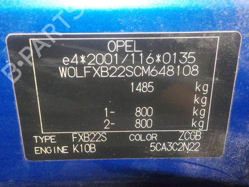 Right front driveshaft OPEL AGILA (B) (H08) 1.0 (F68) | BP19287006M39 