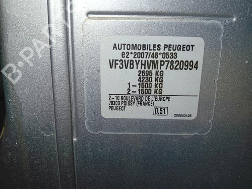 Right rear door PEUGEOT EXPERT Van (V_) 1.5 BlueHDi 120 | BP30460148C5 