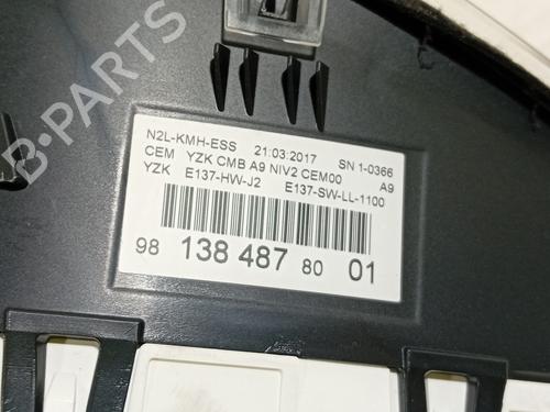 Instrument cluster PEUGEOT 208 I (CA_, CC_) 1.2 VTI 82 | BP25603539C47