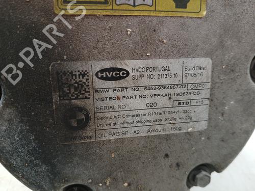 AC compressor BMW 3 (F30, F80) 330 e | BP26666321M34 