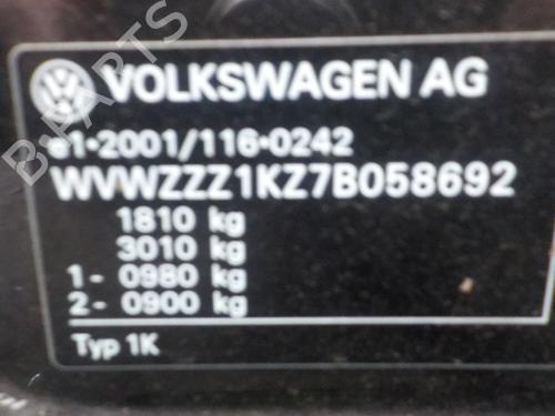Left front brake caliper VW GOLF V (1K1) 1.6 FSI | BP13374169M105 