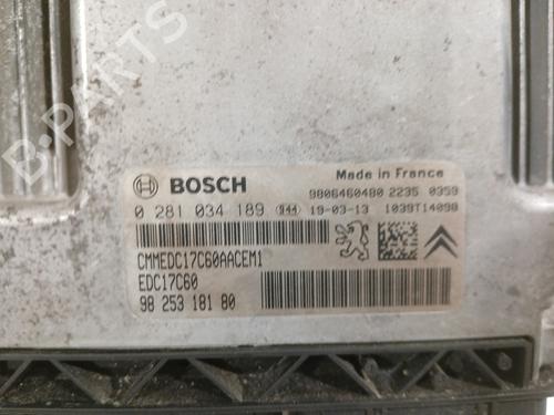 Engine control unit (ECU) TOYOTA PROACE Van (MDZ_) 1.6 D4d (MDZ9) | BP39099818M57 - Image 5