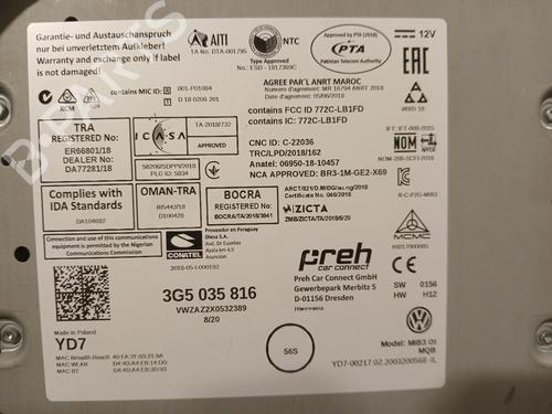 Electronic module VW PASSAT B8 Variant (3G5, CB5) 1.6 TDI | BP39512940M83 - Image 6