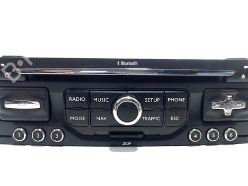 Used Radio PEUGEOT 3008 I MPV (0U_) 1.6 HDi (109 hp) 9747870