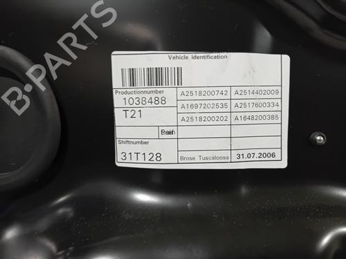 Front left window mechanism MERCEDES-BENZ R-CLASS (W251, V251) R 350 (251.056, 251.156) | BP29745669C22 