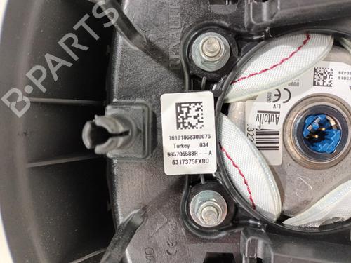 Driver airbag RENAULT CLIO IV (BH_) 0.9 TCe 90 (BHNF, BHMA, BHMH, BHJK, BHJR) | BP16444394C9