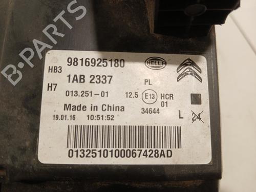 Left headlight CITROËN C5 AIRCROSS (A_) 1.5 BlueHDi 130 (ACYHZJ, ACYHZR) | BP37160249C28 - Image 7