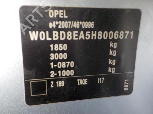 Electronic sensor OPEL ASTRA K Sports Tourer (B16) 1.0 Turbo (35) | BP15009808M84 