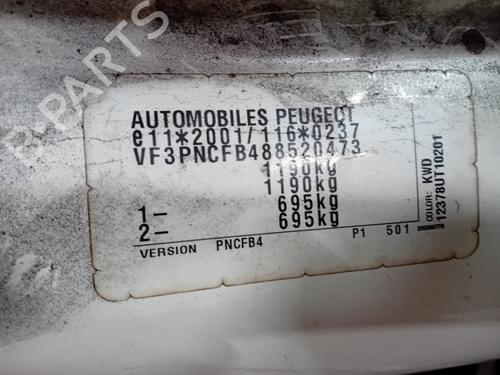 Right front fenders PEUGEOT 107 (PM_, PN_) 1.0 | BP29247857C42 