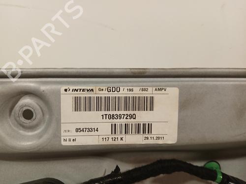 Rear left window mechanism VW TOURAN (1T3) 2.0 TDI | BP29521362C24 