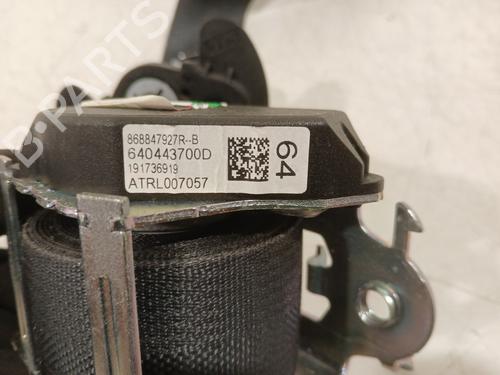 Front right seatbelt RENAULT CLIO V (B7_) 1.3 TCe 130 (B7MF) | BP38073051I25 - Image 8