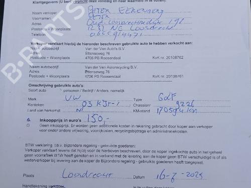 Gearbox VW GOLF V (1K1) 1.6 FSI | BP27638814M3  - Image 6