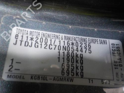 Right front door TOYOTA AYGO (_B1_) 1.0 (KGB10_, KGB10R) | BP18120961C3 