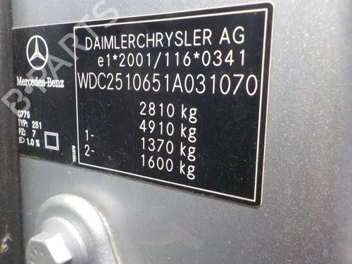 Rear right lock MERCEDES-BENZ R-CLASS (W251, V251) R 350 4-matic (251.065, 251.165) | BP13662804C99 