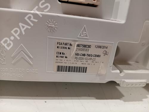 Instrument cluster PEUGEOT 308 II (LB_, LP_, LW_, LH_, L3_) 1.6 HDi | BP30567140C47