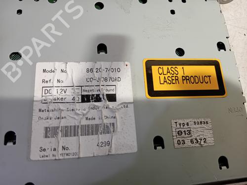 Radio TOYOTA IQ (_J1_) 1.0 (KGJ10_, KGJ10R) | BP19334189E6 