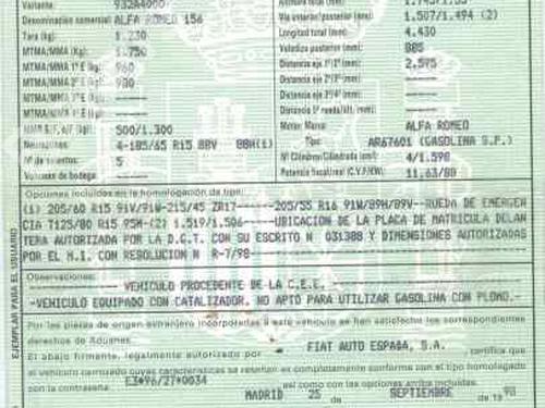 Motor ALFA ROMEO 156 (932_) 1.8 16V T.SPARK (932.A3100) | BP241197M1 
