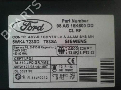 Control unit FORD FOCUS I Saloon (DFW) 1.8 Turbo DI / TDDi | BP1019580M11 