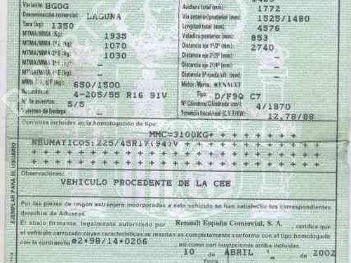 Gearbox RENAULT LAGUNA II (BG0/1_) 1.9 dCi (BG08, BG0G) | BP2128506M3 