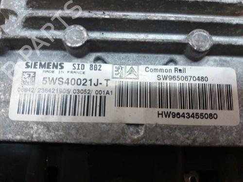 Engine control unit (ECU) CITROËN C3 II (SC_) 1.4 HDi 70 (SC8HZC, SC8HR0, SC8HP4) | BP242483M57 
