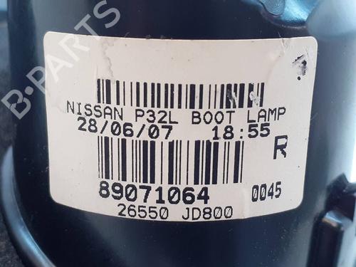 Højre baklys, luke NISSAN QASHQAI I (J10, NJ10)  | BP29185648C80