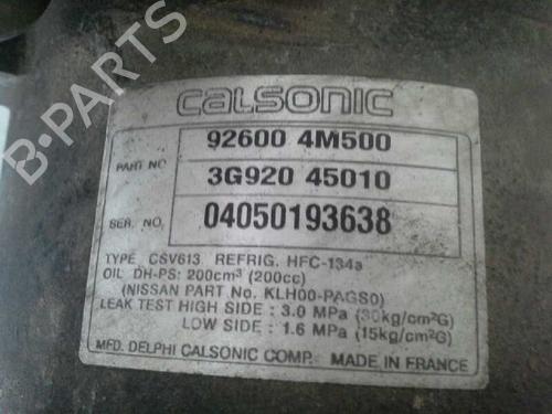 AC compressor NISSAN ALMERA II Hatchback (N16) 1.8 | BP114194M34 