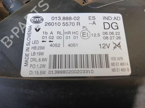 Right headlight RENAULT KADJAR (HA_, HL_) 1.3 TCe 140 (HLNB, HLN1) | BP37997041C29 - Image 5
