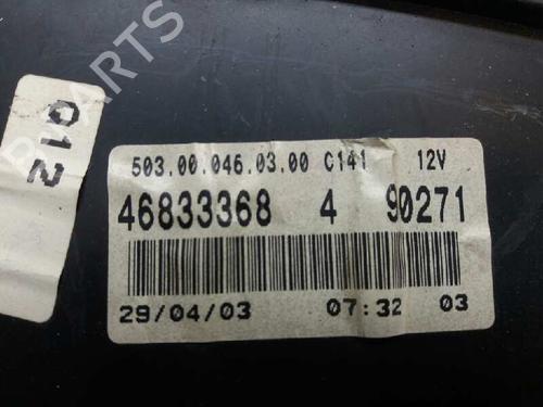 Instrument cluster FIAT PUNTO Hatchback Van (188_) 1.2 60 | BP2681460C47 