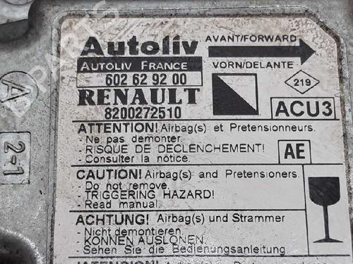 ECU airbags RENAULT KANGOO (KC0/1_) D 65 1.9 (KC0E, KC02, KC0J, KC0N) | BP5070089M53 