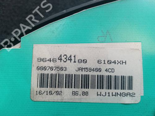 Instrument cluster CITROËN BERLINGO / BERLINGO FIRST Box Body/MPV (M_) 2.0 HDI 90 4WD (MBRHY, MCRHY) | BP8077879C47 