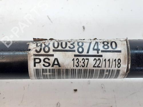 Right front driveshaft PEUGEOT 2008 I (CU_) 1.2 THP 130 / PureTech 130 | BP29865515M39
