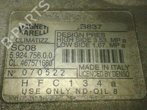 AC compressor FIAT PUNTO (188_) 1.2 16V 80 (188.233, .235, .253, .255, .333, .353, .639,... | BP114208M34 