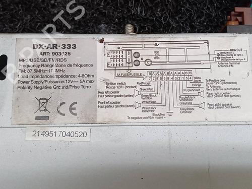 Radio CHRYSLER VOYAGER / GRAND VOYAGER III (GS_, NS_) 2.5 TD | BP10420053E6 