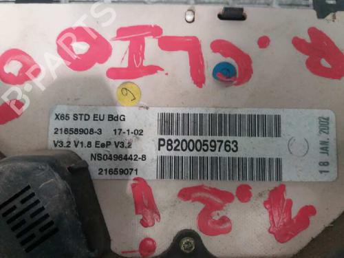 Instrument cluster RENAULT CLIO II (BB_, CB_) 1.2 (BB0A, BB0F, BB10, BB1K, BB28, BB2D, BB2H, CB0A,... | BP208751C47 