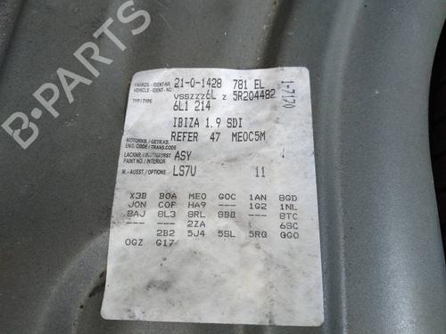 Right taillight SEAT IBIZA III (6L1)  | BP13505295C35 
