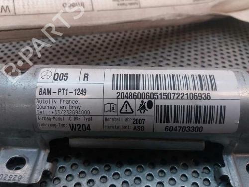 Right curtain airbag MERCEDES-BENZ C-CLASS (W204) C 200 CDI (204.007, 204.006) | BP589995C12 