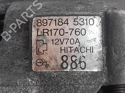 Alternator OPEL MONTEREY B (M98) 3.0 DTI (UBS73D, UBS73G) | BP591788M7