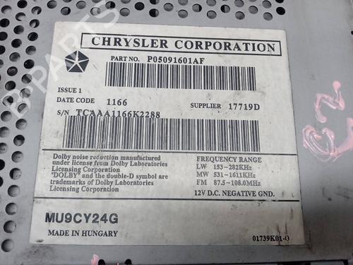 Radio CHRYSLER VOYAGER IV (RG, RS) 3.3 AWD | BP2515220E6 