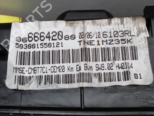 Instrument cluster PEUGEOT 308 I (4A_, 4C_)  | BP9545294C47 