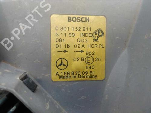 Left headlight MERCEDES-BENZ A-CLASS (W168) A 170 CDI (168.008) | BP1119782C28 