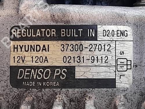 Alternator KIA CERATO I Saloon (LD) 2.0 CRDi | BP12302767M7 