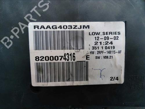 Instrument cluster RENAULT MEGANE II (BM0/1_, CM0/1_) 1.5 dCi (BM02, BM13, BM2A, CM02, CM13) | BP2300722C47 